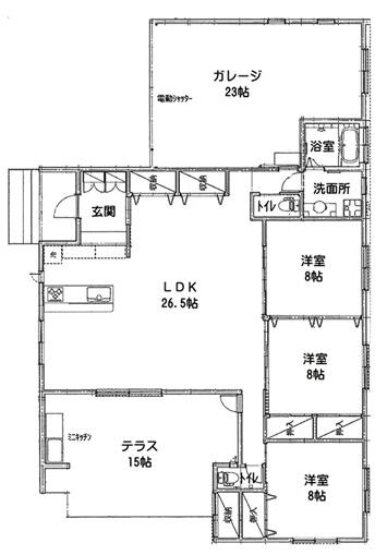 detached 千葉県長生郡白子町剃金 地図を見る