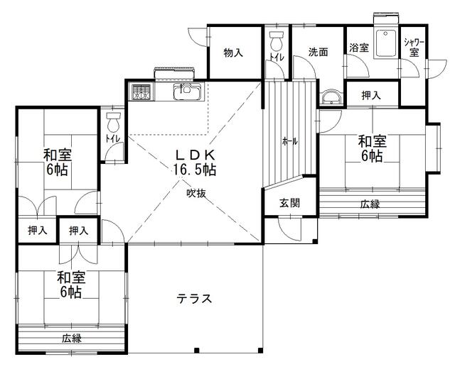detached 千葉県長生郡白子町剃金 地図を見る