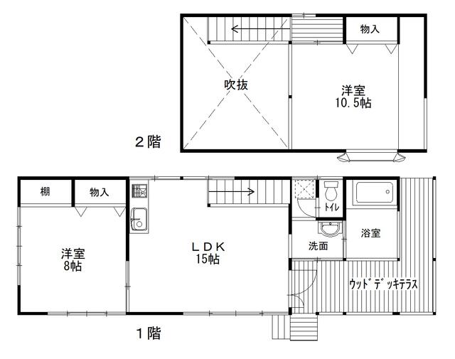 detached 千葉県勝浦市吉尾 地図を見る