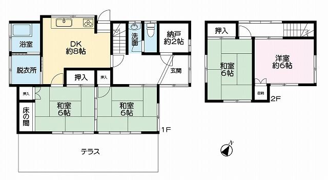 detached 千葉県富津市小久保 地図を見る
