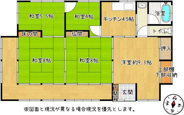 detached 千葉県匝瑳市木積 地図を見る