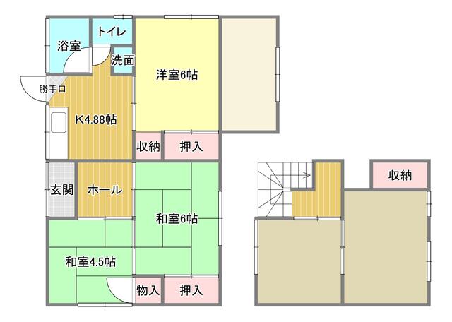 detached 千葉県山武郡横芝光町栗山 地図を見る