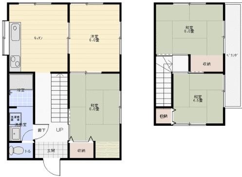 detached 千葉県茂原市北塚 地図を見る