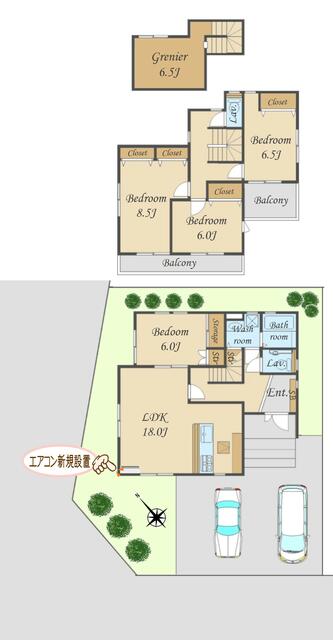 detached 千葉県印西市東の原３丁目 地図を見る