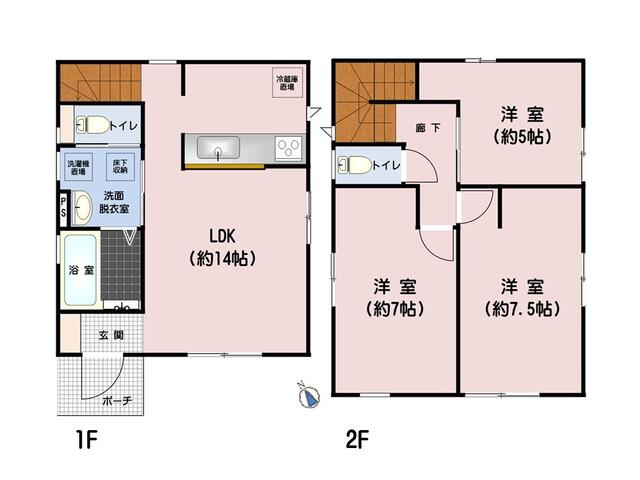 detached 千葉県袖ケ浦市のぞみ野 地図を見る