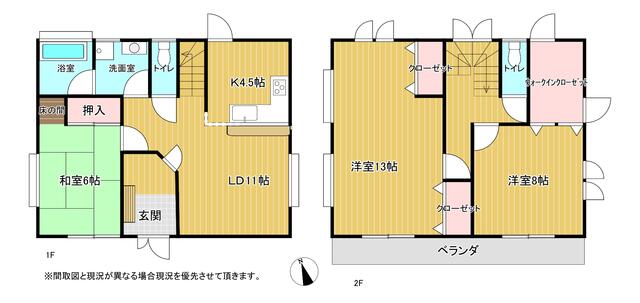 detached 千葉県成田市北羽鳥 地図を見る