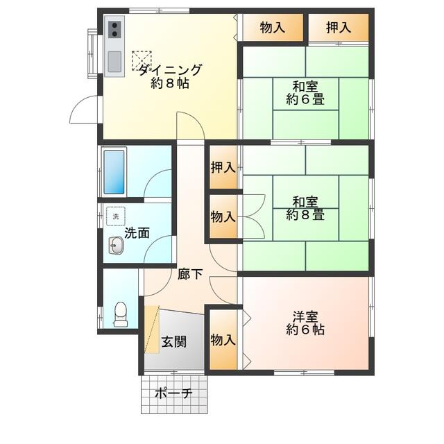 detached 千葉県長生郡白子町古所 地図を見る