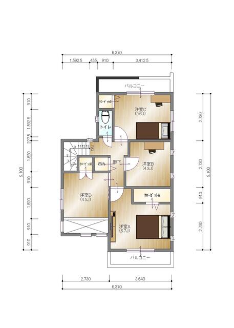 detached 千葉県四街道市千代田１丁目 地図を見る