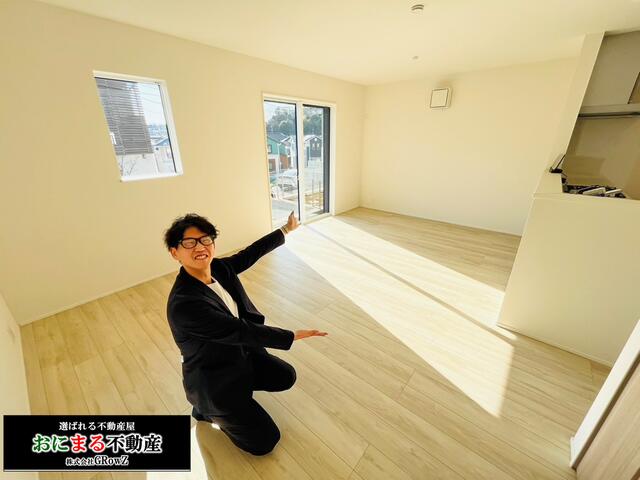 リビング／南向きで陽当たりも取れそうです♪／撮影日2026-01-31