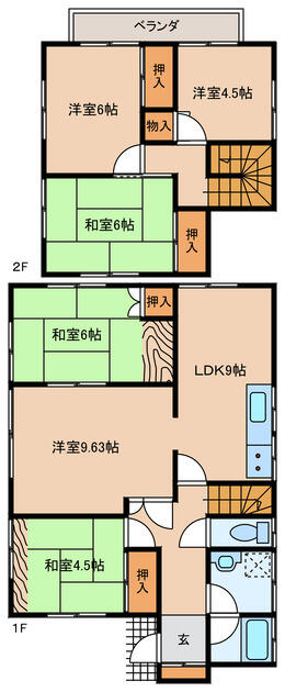 千葉県柏市の一戸建て | 1990万円 | 6LDK | 167.77m² | Akiyama house finder