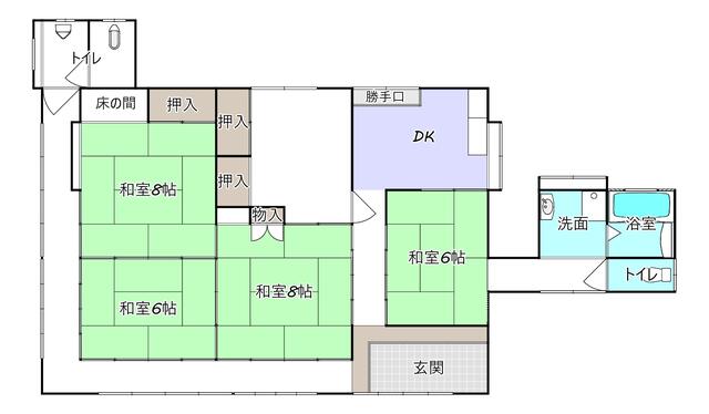 detached 茨城県鹿嶋市大字平井
