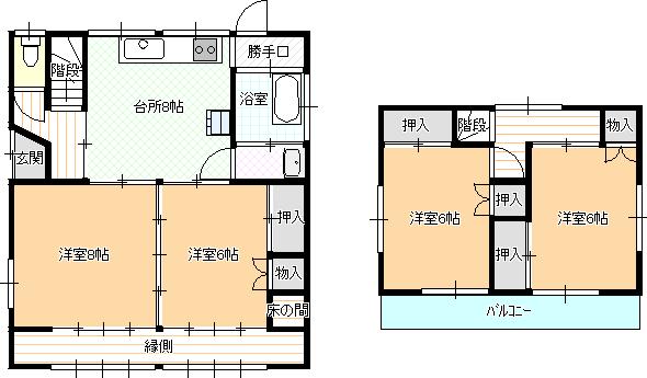 detached 千葉県匝瑳市八日市場ホ