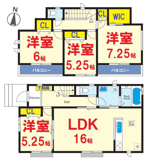 detached 千葉県印西市木下 地図を見る