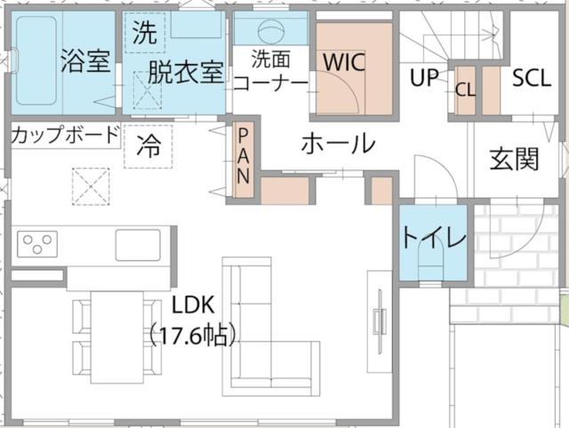 detached 千葉県成田市大清水 地図を見る