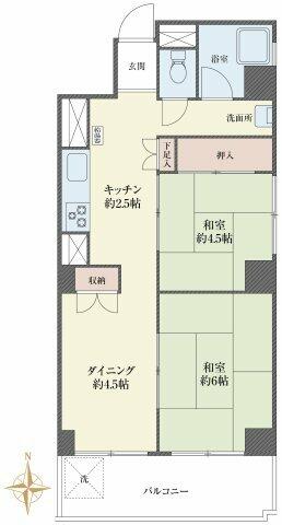 ニュー高円寺コーポラス 7階 物件写真 2