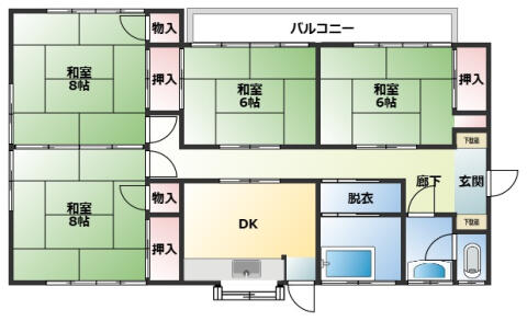detached 長野県北佐久郡御代田町大字草越