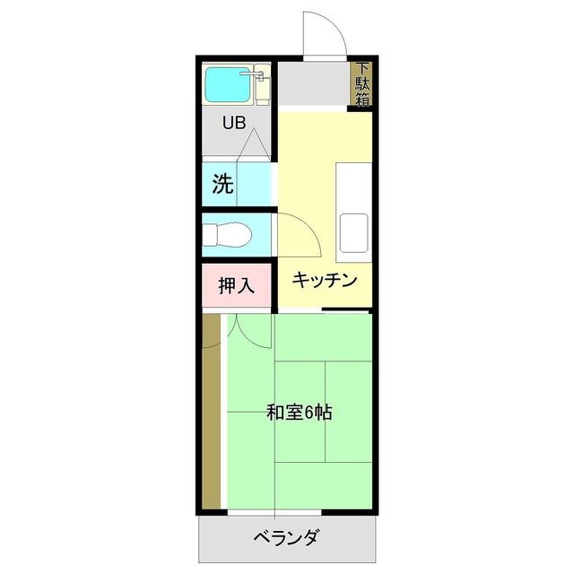 サンライズコーポ 2階 物件写真 2