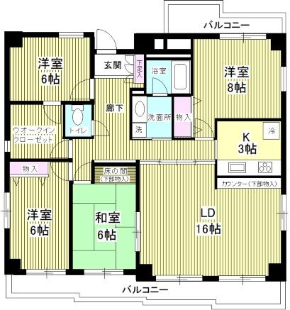 サンタパレス 6階 物件写真 2