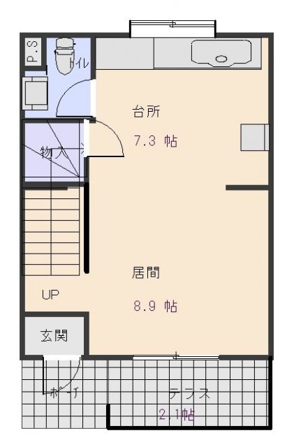 １Ｆ（反転タイプとなります。）