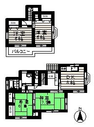detached 埼玉県飯能市大字中藤中郷 地図を見る