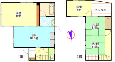 detached 東京都国分寺市東元町３丁目 地図を見る