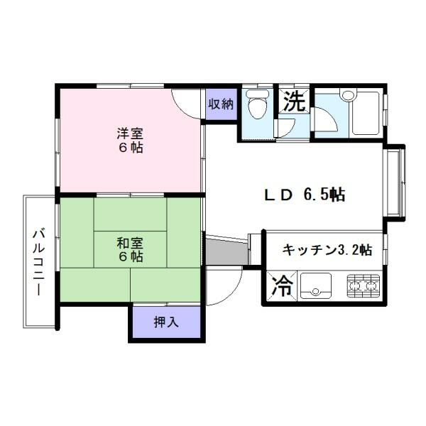 コーポ南 2階 物件写真