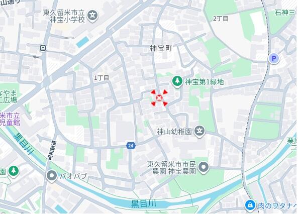 detached 東京都東久留米市神宝町１丁目 地図を見る