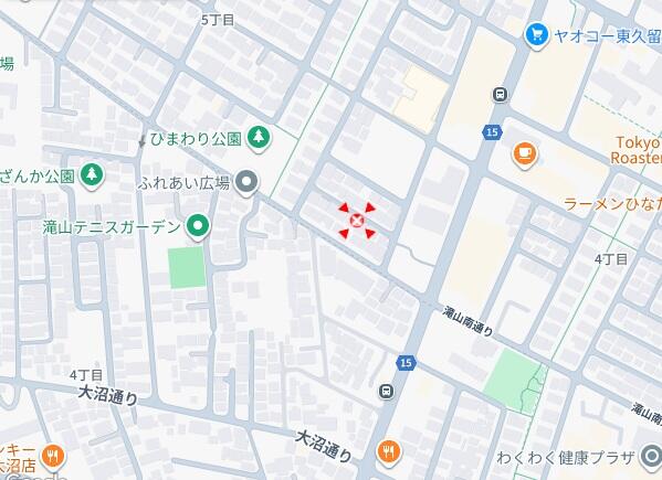 detached 東京都東久留米市滝山５丁目 地図を見る