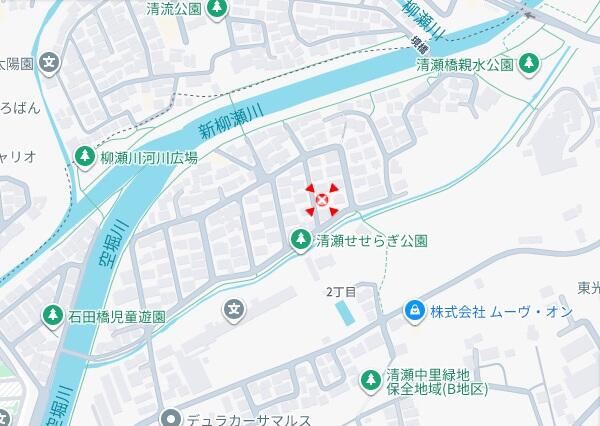 detached 東京都清瀬市中里２丁目 地図を見る