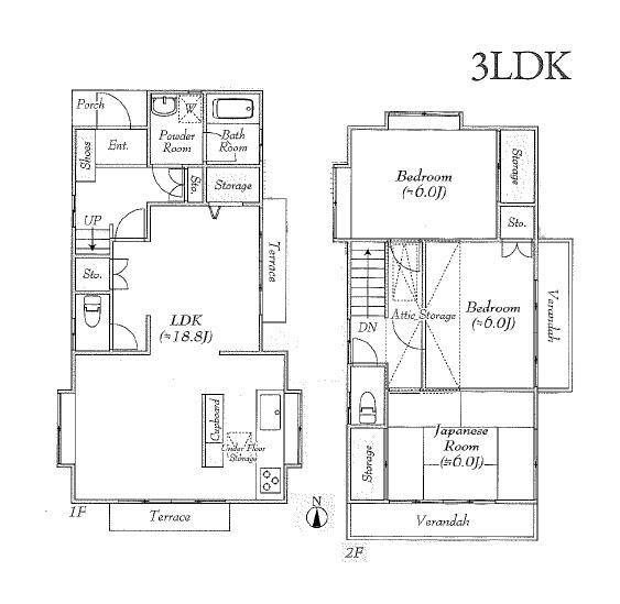 detached 東京都清瀬市上清戸２丁目