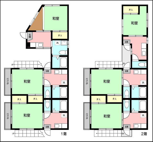 間取り図／現況と図面が異なる場合は現況優先とさせていただきます。