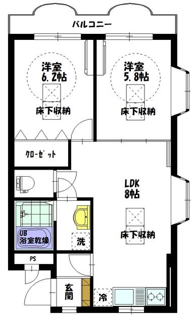 ルネス富士見台 2階 物件写真