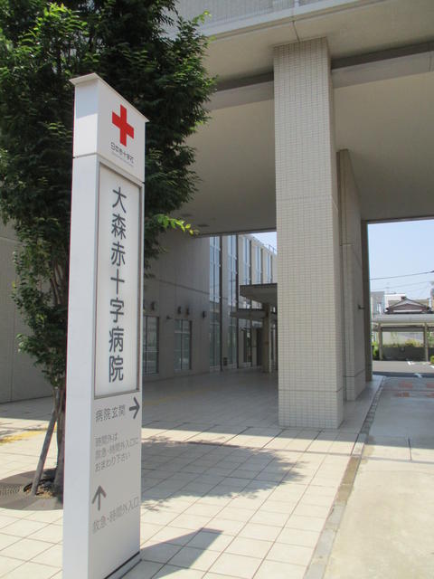 大森日赤病院 (10m)