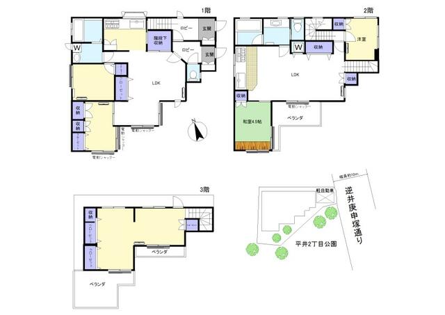 detached 東京都江戸川区平井２丁目 地図を見る