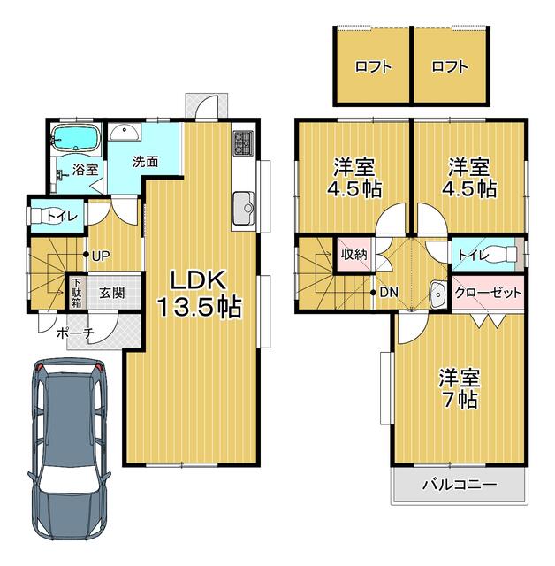detached 東京都西東京市住吉町４丁目 地図を見る