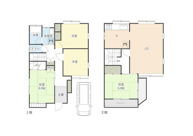detached 埼玉県春日部市道順川戸