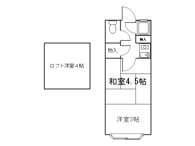 メゾンドサフラン 2階 物件写真