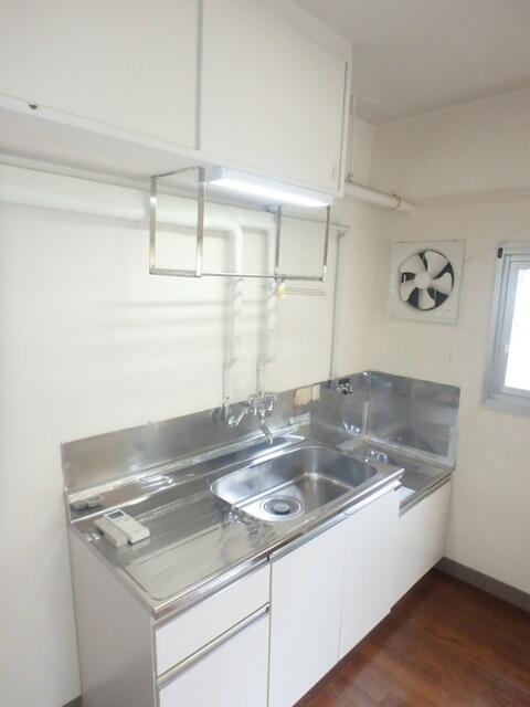 キッチン／ガスコンロが２口設置可のキッチン