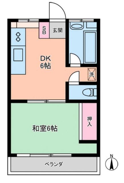 清水マンション 3階 物件写真 2