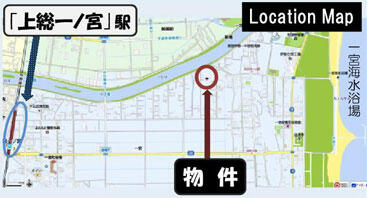 detached 千葉県長生郡一宮町一宮 地図を見る