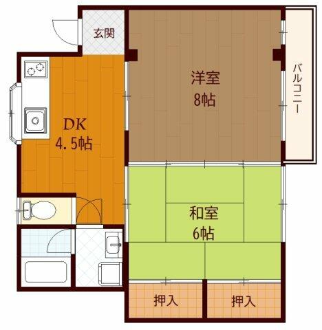 間取り図／図面と現地が異なる場合は現況を優先させて頂きます