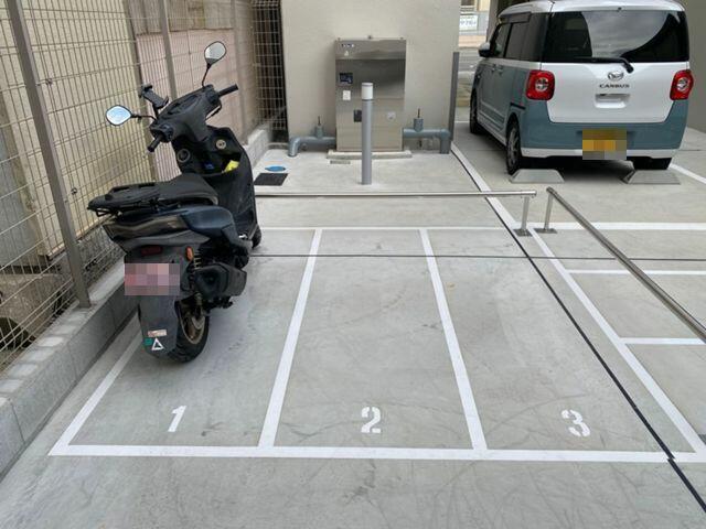 現地（駐車場）