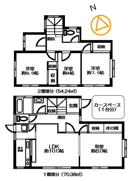detached 千葉県印西市平賀学園台３丁目 地図を見る