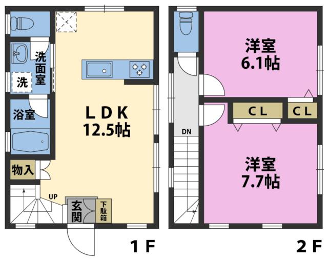 detached 東京都小平市美園町３丁目 地図を見る