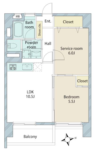 間取り図／高田馬場住宅＿平面図