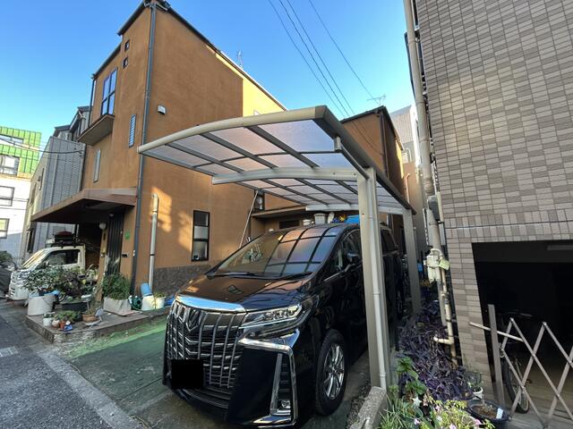 現地土地／※古屋有、敷地の一部を駐車場として利用しております。