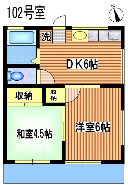 ハイツ松桂 1階 物件写真 2