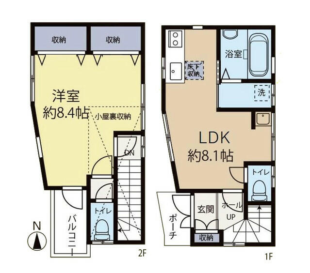 【ハトマークサイト】東京都北区岩淵町の 北区岩淵町 1LDK 中古一戸建