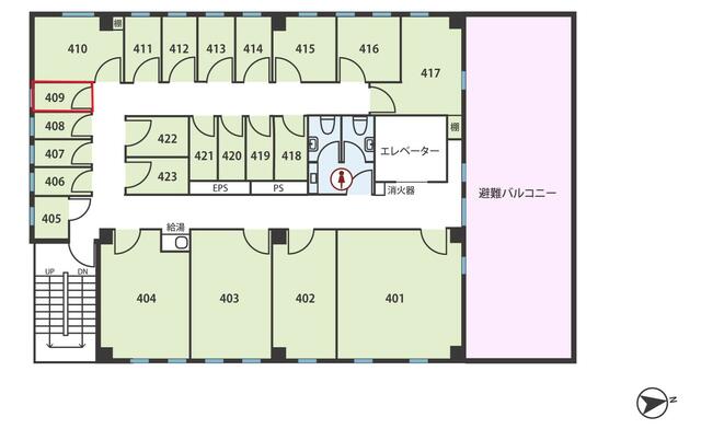間取り図／４階フロア図面