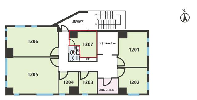 間取り図／１２階フロア図面
